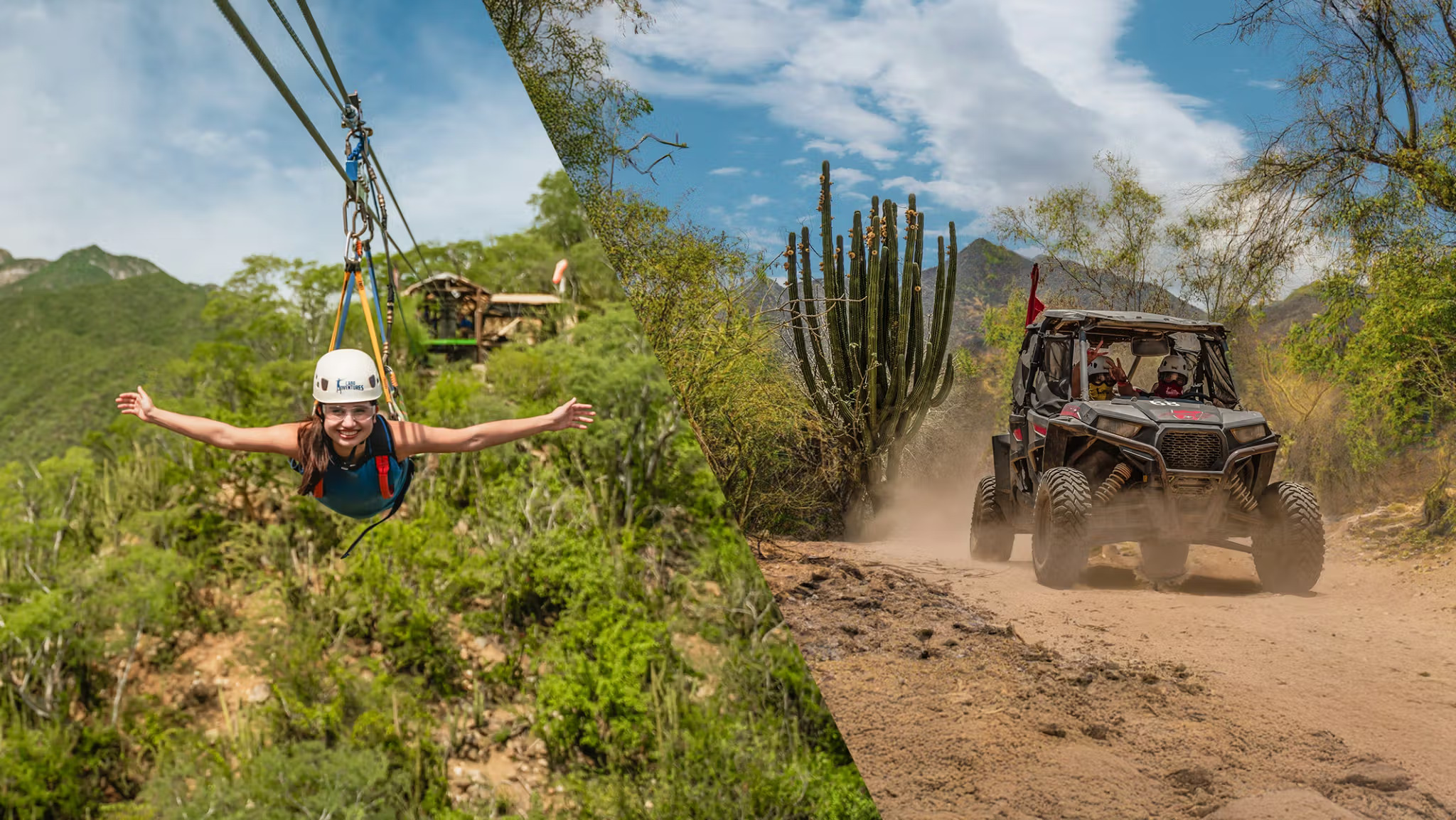 Outdoor Adventure 4x4 + Cabo Zipline + Rappel