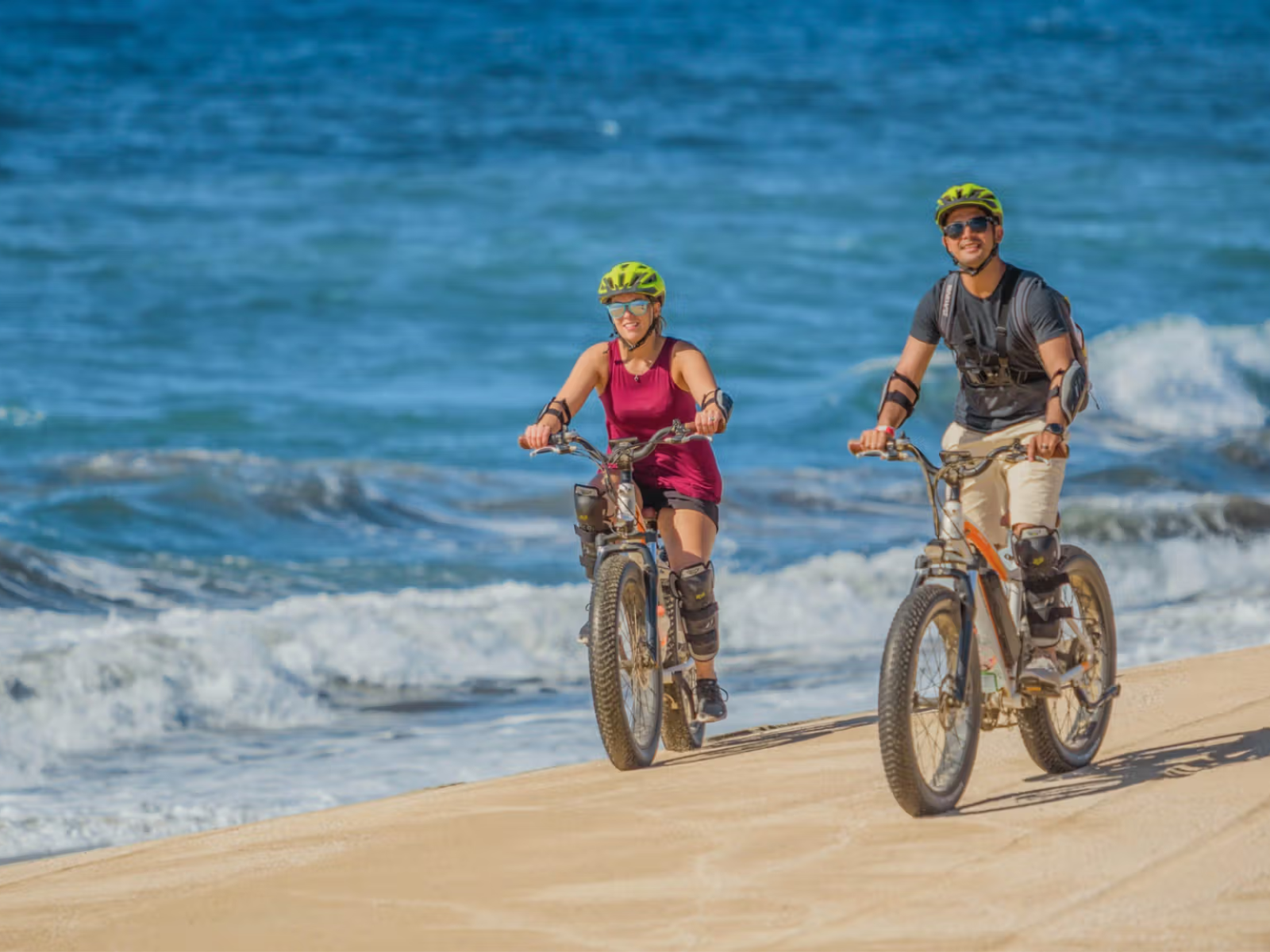 Electric Biking Beach and Desert Adventure